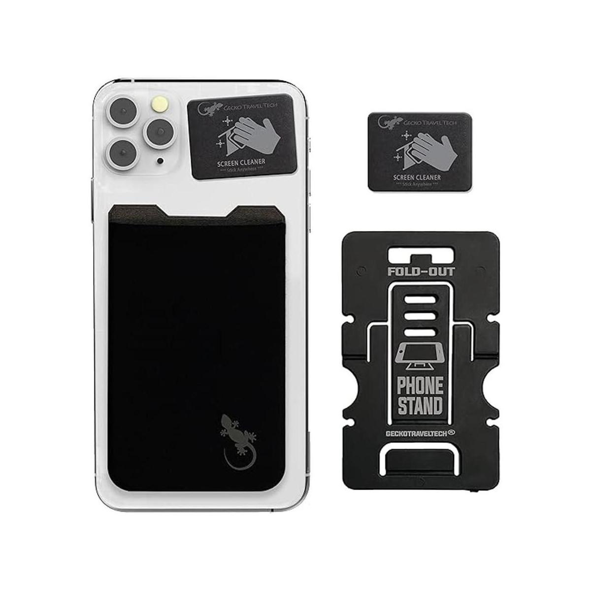 Gecko Cartera de licra para teléfono celular con