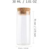 JIUYUE Glass Bottles with CorkPotion Bottles.1.01 Oz50_2