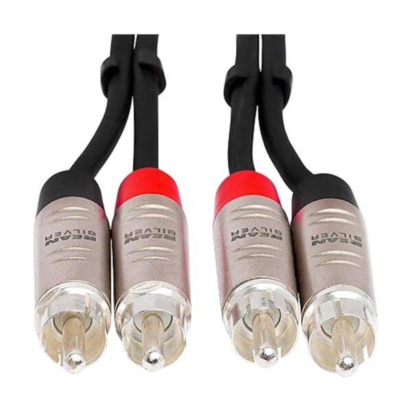 Hosa HRR010X2 Dual REAN RCA a Dual REAN RCA Pro Cable de_4