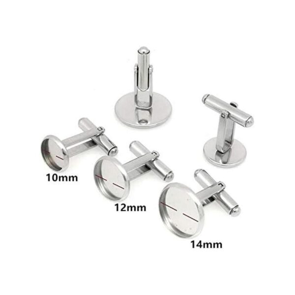 SHUNAE 10 unidades de acero inoxidable 0.472 in 0.551 in