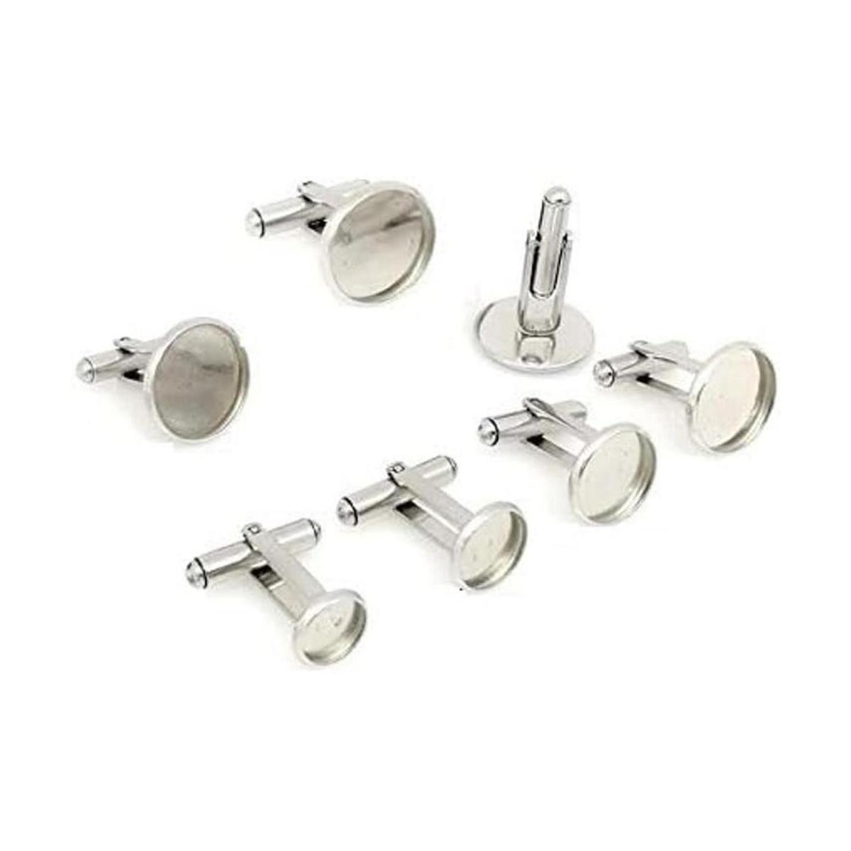 SHUNAE 10 unidades de acero inoxidable 0.472 in 0.551 in