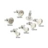 SHUNAE 10 unidades de acero inoxidable 0.472 in 0.551 in