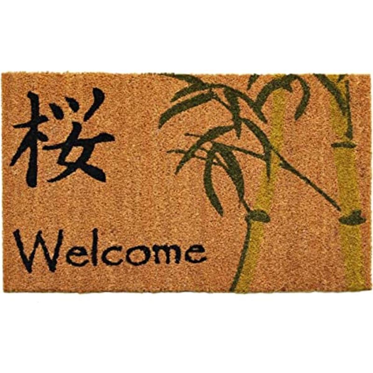 Home más 120441729 Felpudo de Bienvenida de Asia 17 x