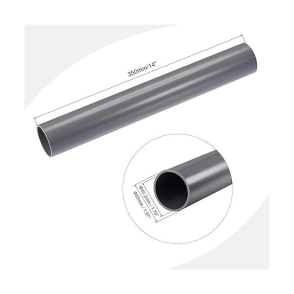 MECCANIXITY Tubo redondo rígido de PVC de 1.780 in de_2