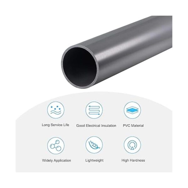 MECCANIXITY Tubo redondo rígido de PVC de 1.780 in de_3