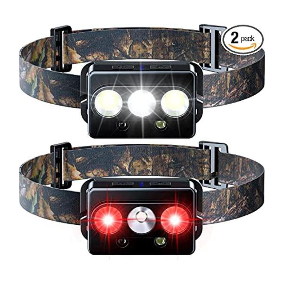 Minsk Faros delanteros recargables paquete de 2 faros LED