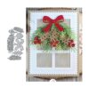 Troqueles de metal de flores de Navidad hojas de Navidad