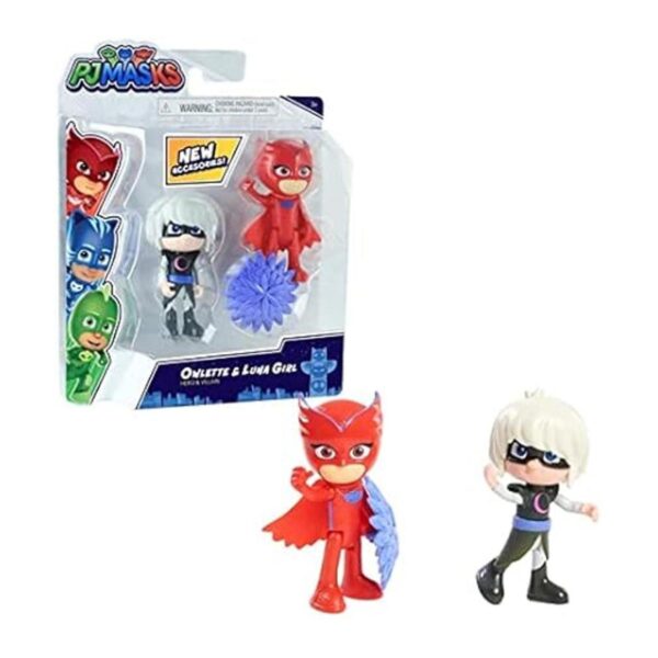 PJ Masks Hero vs. Villain Juego de 2 figuras Owlette y_4