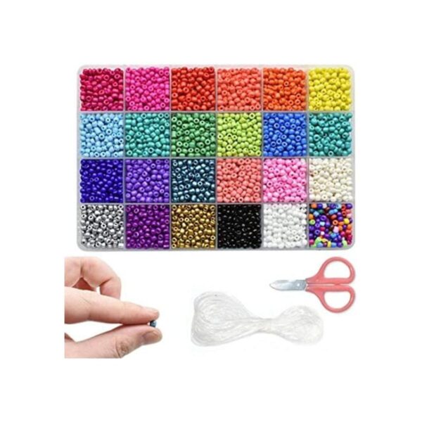 Kit de cuentas de 0.157 in para pulseras 7200 cuentas de_1