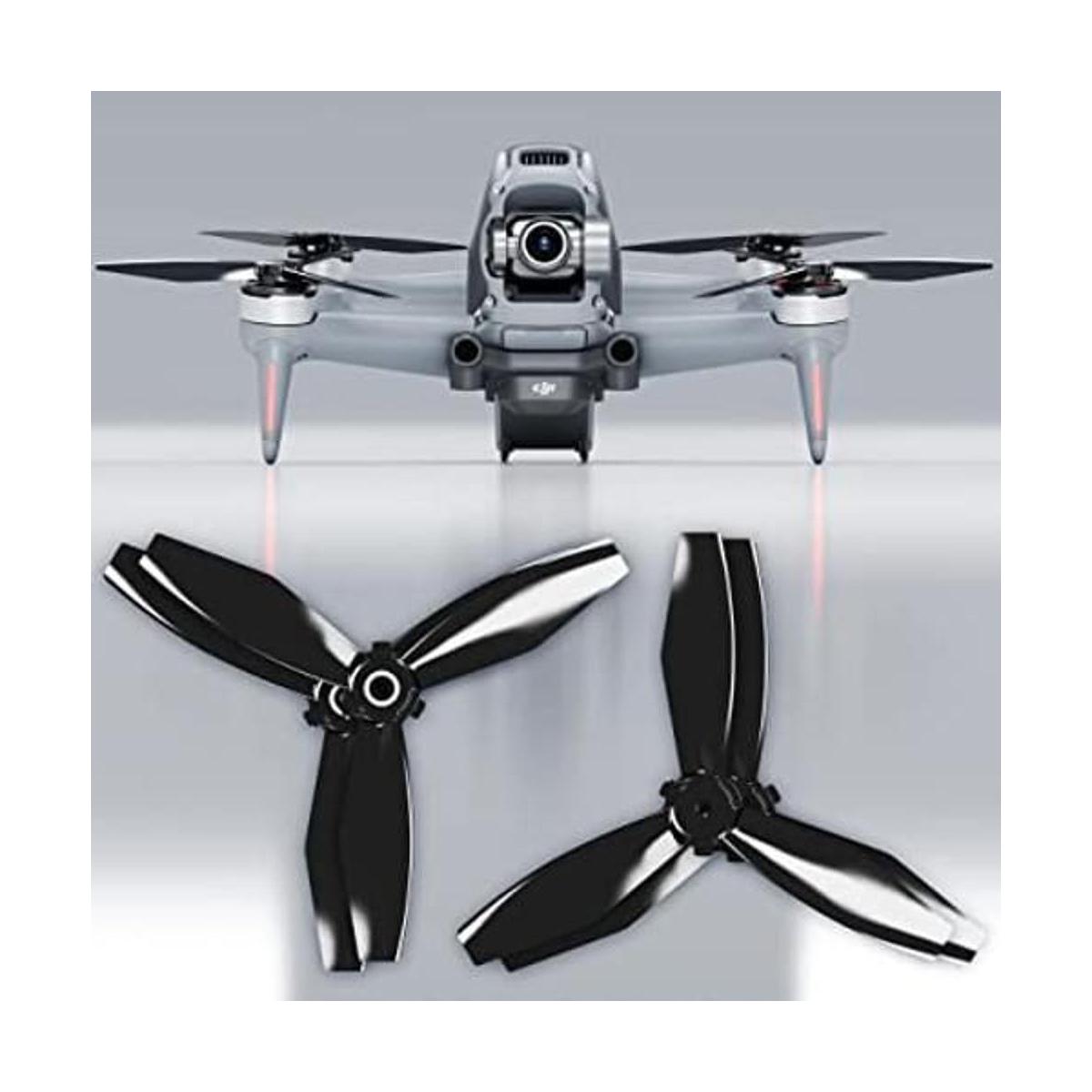 Master Airscrew Hélices lustrosas para DJI FPV Negro 4