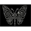 Juego de 2 adhesivos con diseño de mariposa Steampunk de_1
