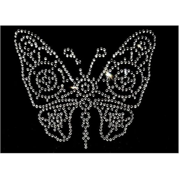 Juego de 2 adhesivos con diseño de mariposa Steampunk de_1