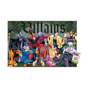 Disney VIllains Group Pose Wall Poster with Push Pins_1