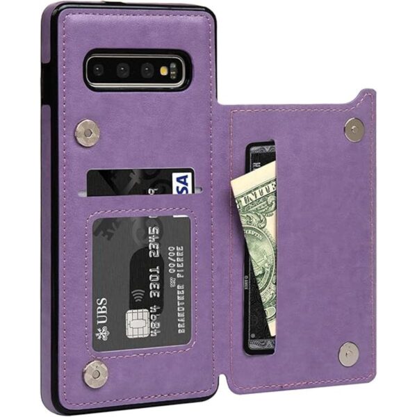 Funda compatible con Galaxy S10 funda con tarjetero_3