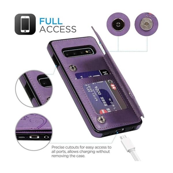 Funda compatible con Galaxy S10 funda con tarjetero_5