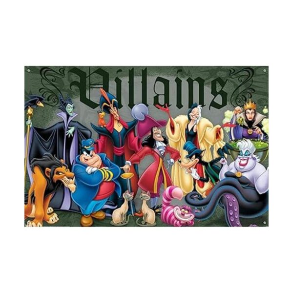 Disney VIllains Group Pose Wall Poster with Push Pins_4