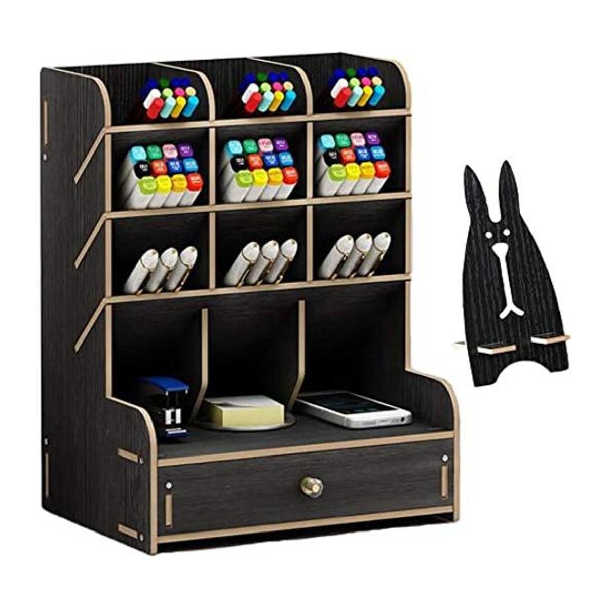 Marbrasse organizador de escritorio de madera