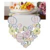 GRANDDECO Mantel de mesa con diseño de huevos de Pascua