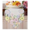 GRANDDECO Mantel de mesa con diseño de huevos de Pascua