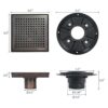 Neodrain Drenaje cuadrado de 6 pulgadas con rejilla_4
