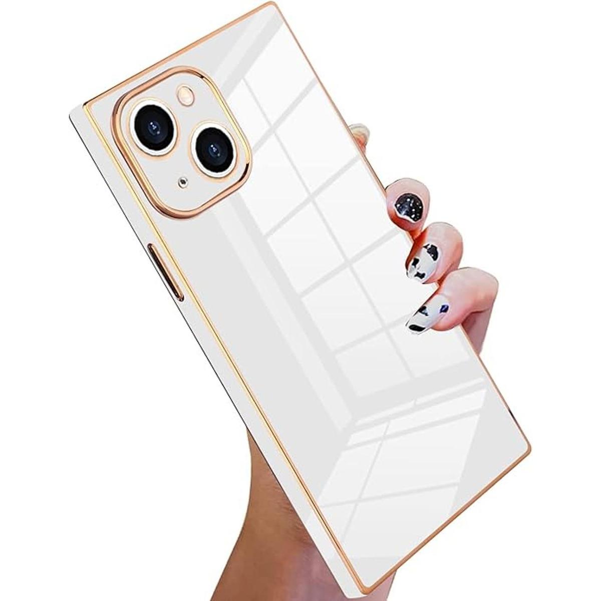 KANGHAR Funda cuadrada compatible con iPhone 13 para