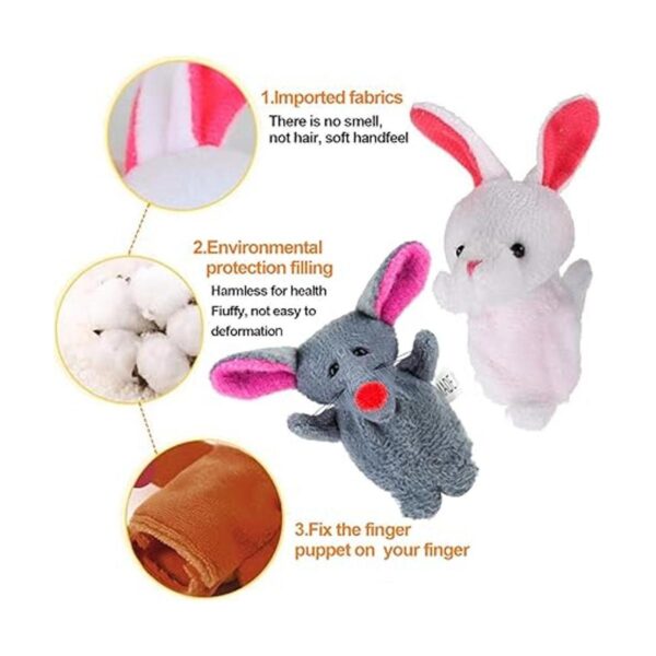 Huevos de Pascua llenos de mini animales de peluche de_3