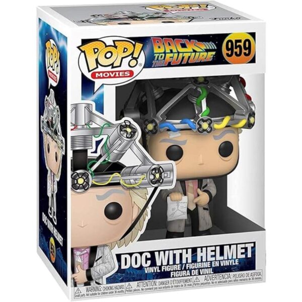 Back to The Future Doc con casco Dr. Emmett Brown Funko