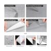 FunStick Papel de cartulina con purpurina de 15.8 x 78.8