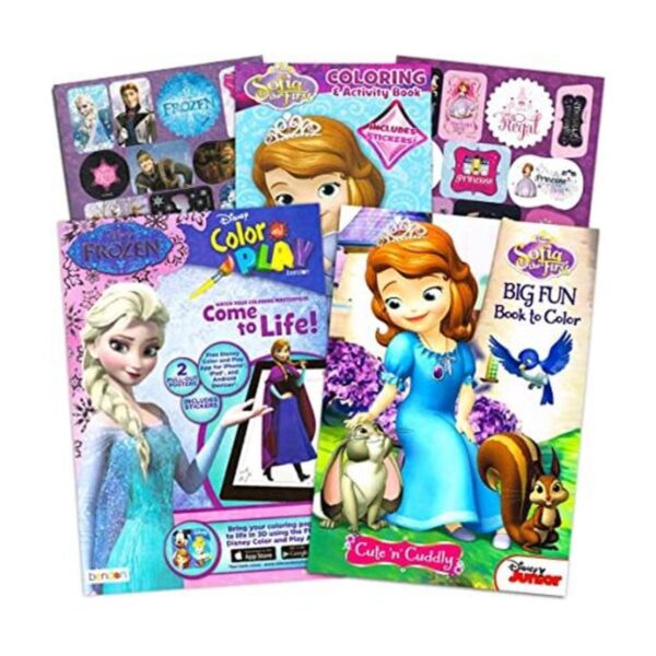 Disney Sofia the First and Frozen Paquete de libros para_1