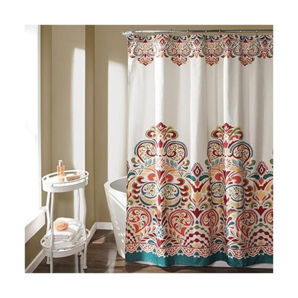 Lush Decor 16T000086 Cortina de regadera clara 72x72_2