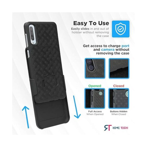 Rome Tech Funda con clip para cinturón para Samsung A50_4