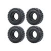 RCLIONS 4 neumáticos de goma Micro de 1.0 in RC para todos