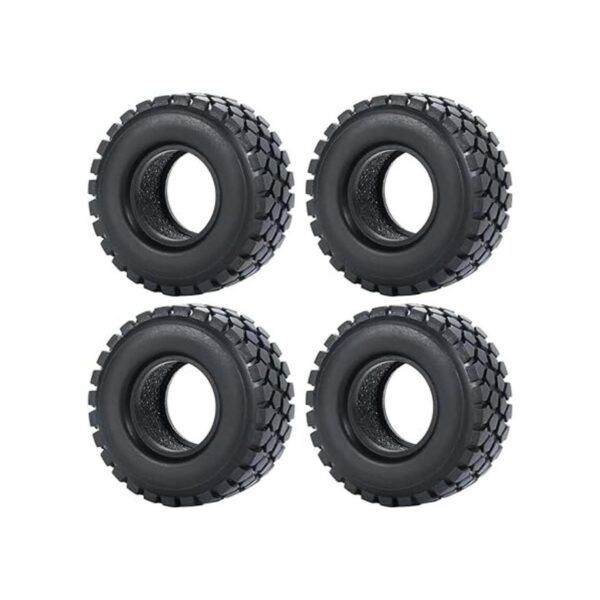 RCLIONS 4 neumáticos de goma Micro de 1.0 in RC para todos