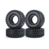 RCLIONS 4 neumáticos de goma Micro de 1.0 in RC para todos
