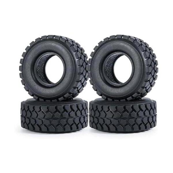 RCLIONS 4 neumáticos de goma Micro de 1.0 in RC para todos