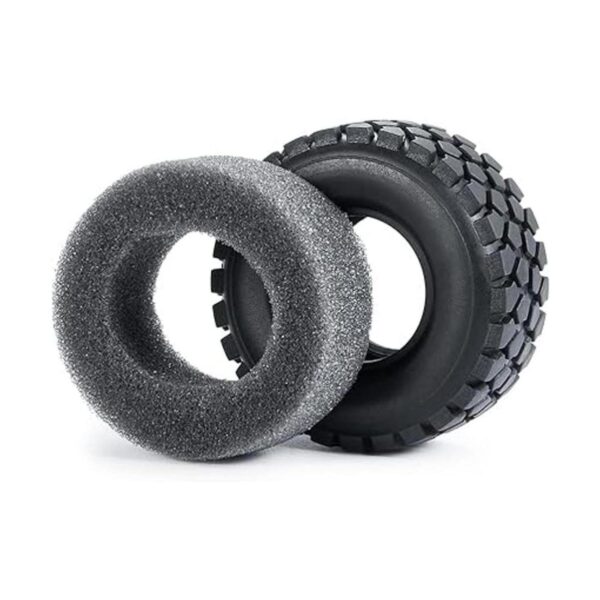 RCLIONS 4 neumáticos de goma Micro de 1.0 in RC para todos