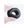 RCLIONS 4 neumáticos de goma Micro de 1.0 in RC para todos