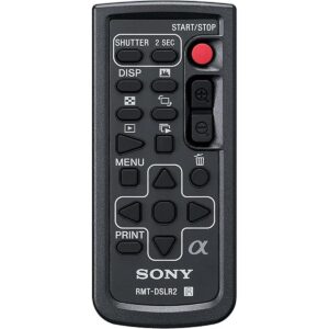Sony RMTDSLR2 Control remoto inalámbrico color negro_1