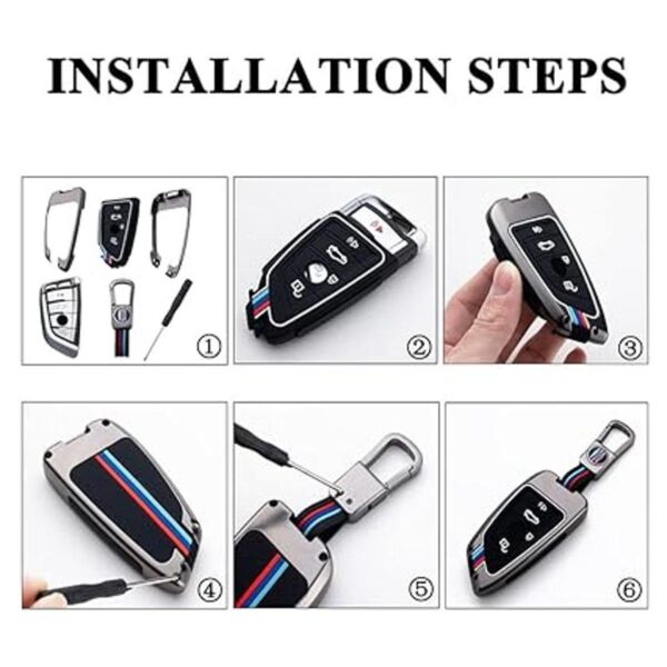 Elegananccy Funda para llavero BMW protector inteligente_6