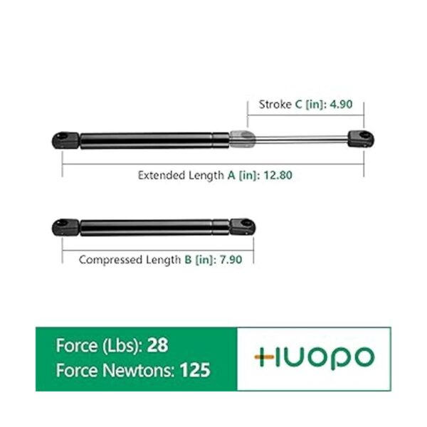 HUOPO C1623070 Soportes de gas de 13 pulgadas 28_4