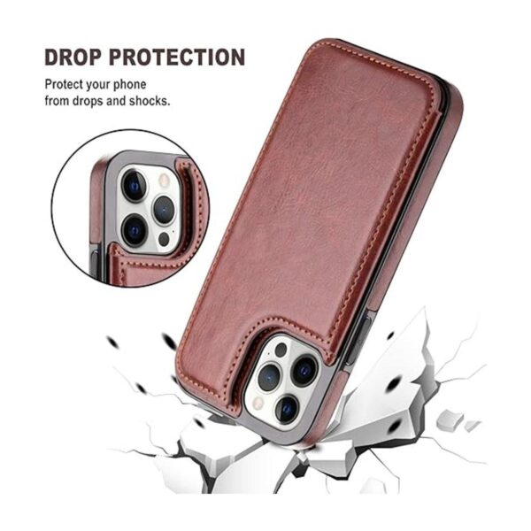 Aoksow Designed for iPhone 12 Pro Max Wallet Case Premium_3