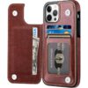 Aoksow Designed for iPhone 12 Pro Max Wallet Case Premium_1