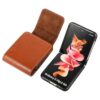 Funda para Samsung Galaxy Z Flip 3 funda de piel con_5