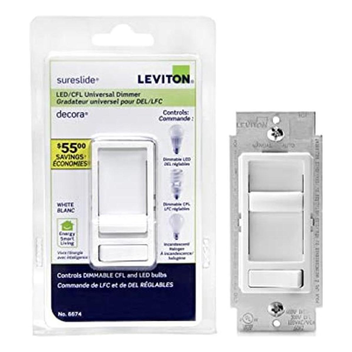 Leviton Regulador universal para luz incandescente de 150