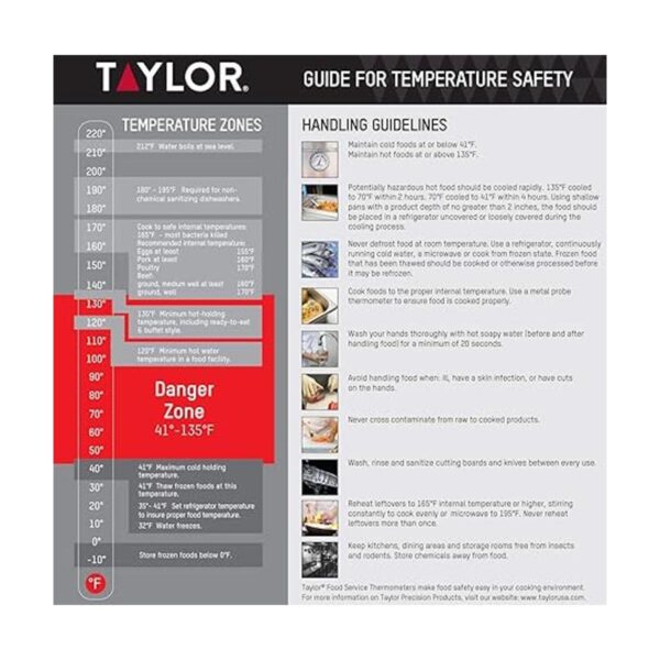 Taylor Precision Products Termómetro analógico compacto