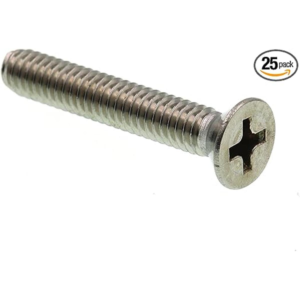 PrimeLine 9000852 Tornillos de máquina cabeza plana