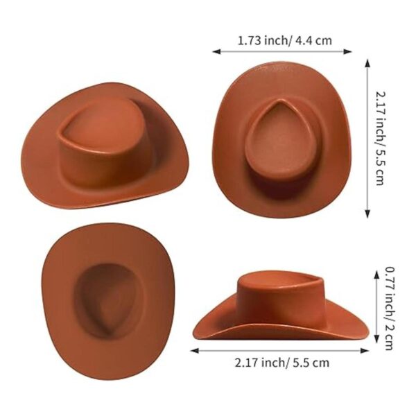 30 piezas de mini sombrero de vaquero occidental sombrero_2