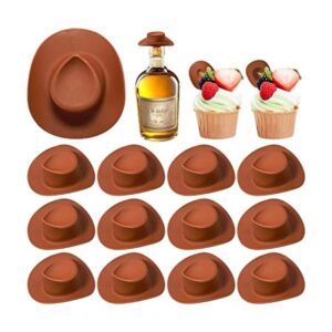 30 piezas de mini sombrero de vaquero occidental sombrero_1