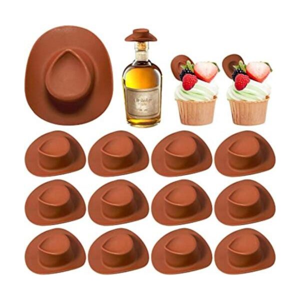 30 piezas de mini sombrero de vaquero occidental sombrero_1