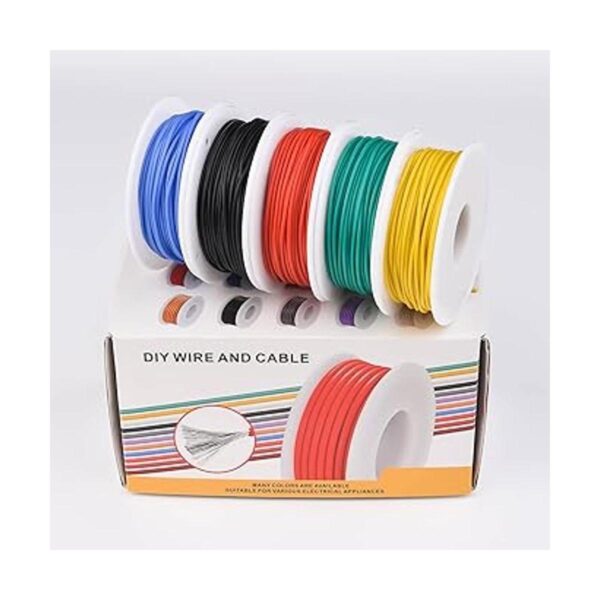Sznnzd Cable eléctrico trenzado de calibre 28 cables de_2